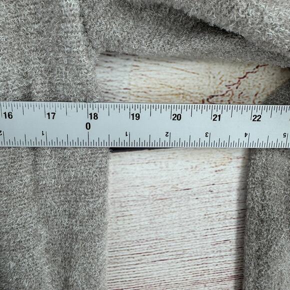 Barefoot Dreams CozyChic Lite Open Front Cardigan Sweater Womens XS/S Gray Beige - Picture 11 of 13